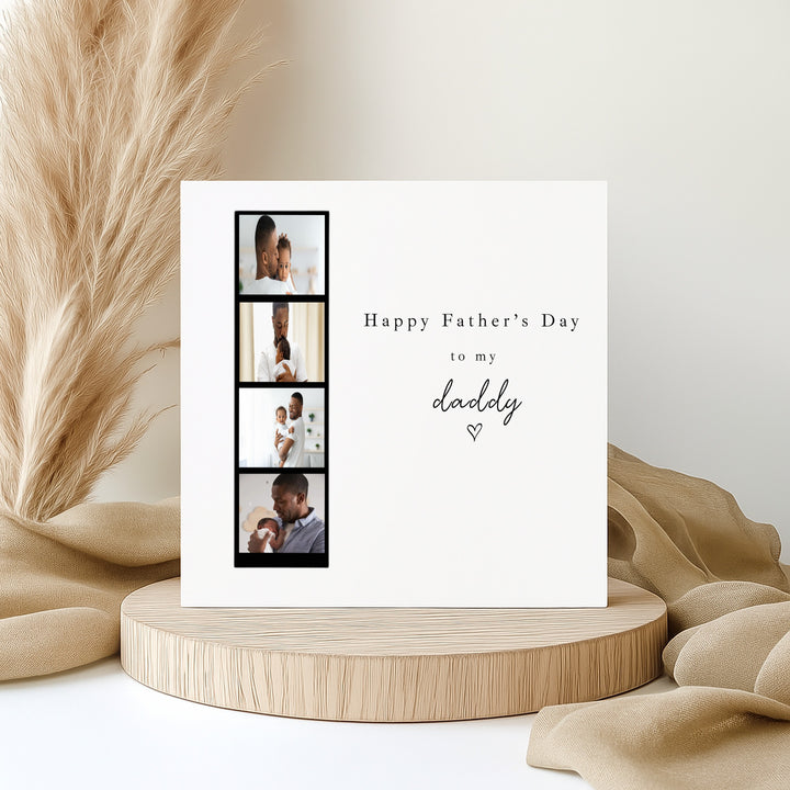 Personalised Photo Strip Father's Day Card