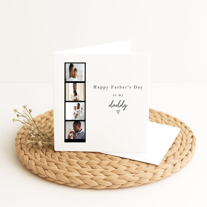 Personalised Photo Strip Father's Day Card