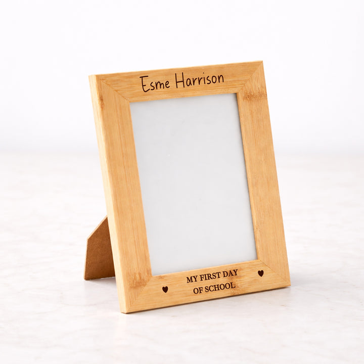 Personalised Engraved My First Day Of School Photo Frame