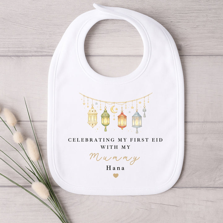 Personalised My First Eid With My Mummy Baby Grow, Vest or Bib