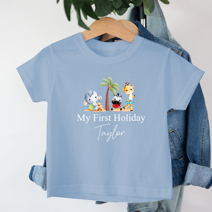 My First Holiday Animals T-shirt