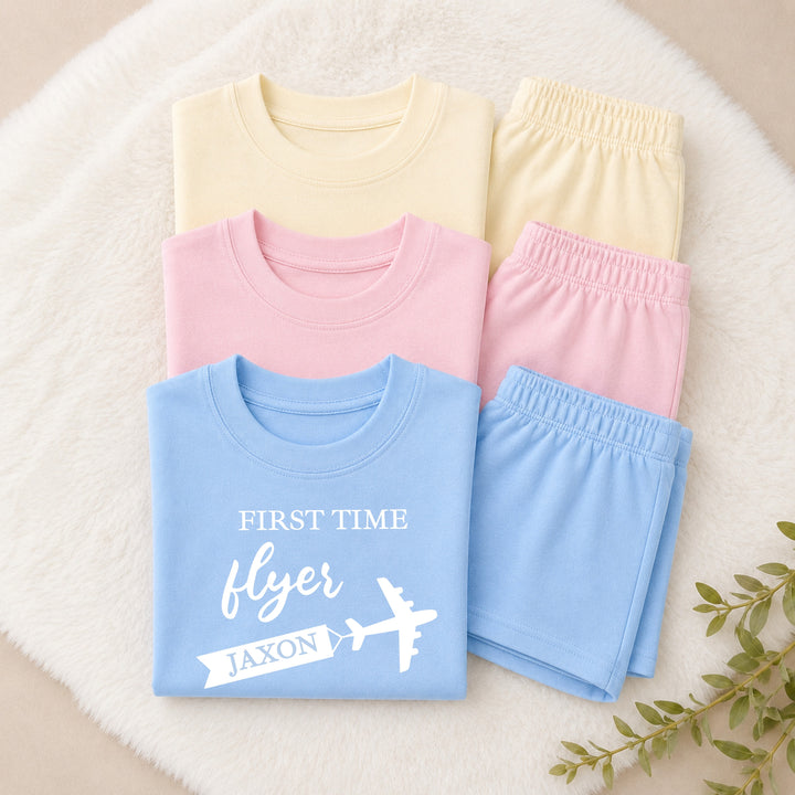 Personalised First Time Flyer Toddler Short Set