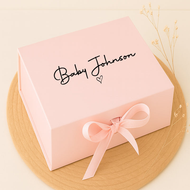 Girls Pink Floral Cream Luxury Hamper Gift Set