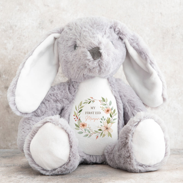 Personalised Floral Wreath My First Eid Teddy