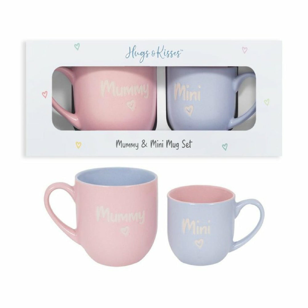 Mummy & Mini Coloured Mugs Gift Set