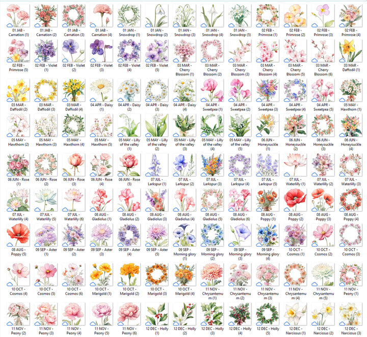 Personalised Grandma's Flowers Garden Mug