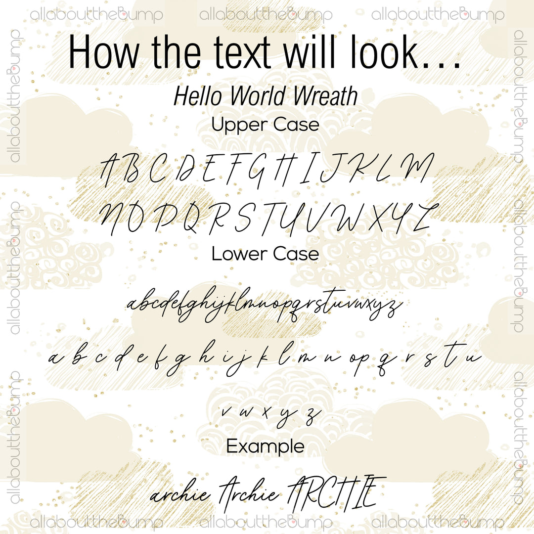 Personalised Unisex Beige Hello World Clothing Hamper Sets