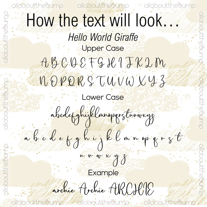 Personalised Unisex Beige Hello World Clothing Hamper Sets