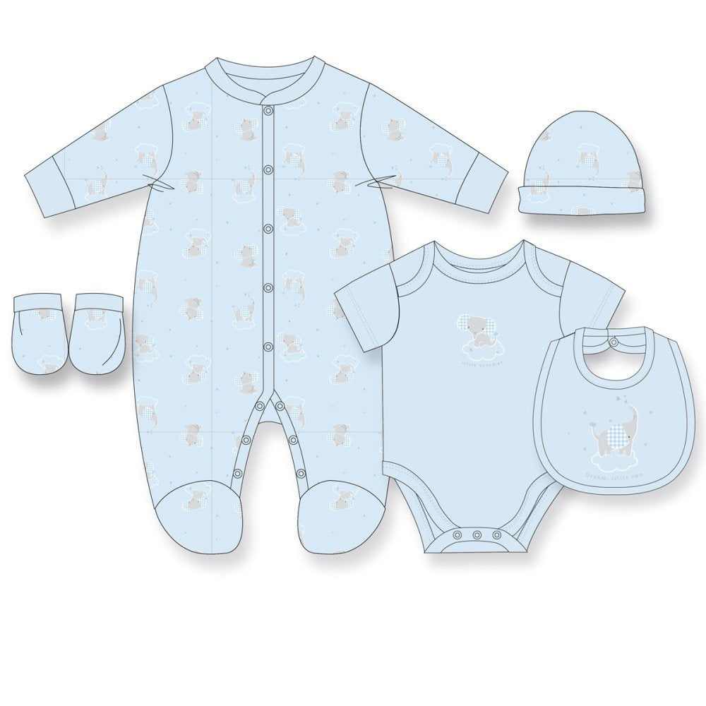Blue Elephant Baby Boy Gift Hamper