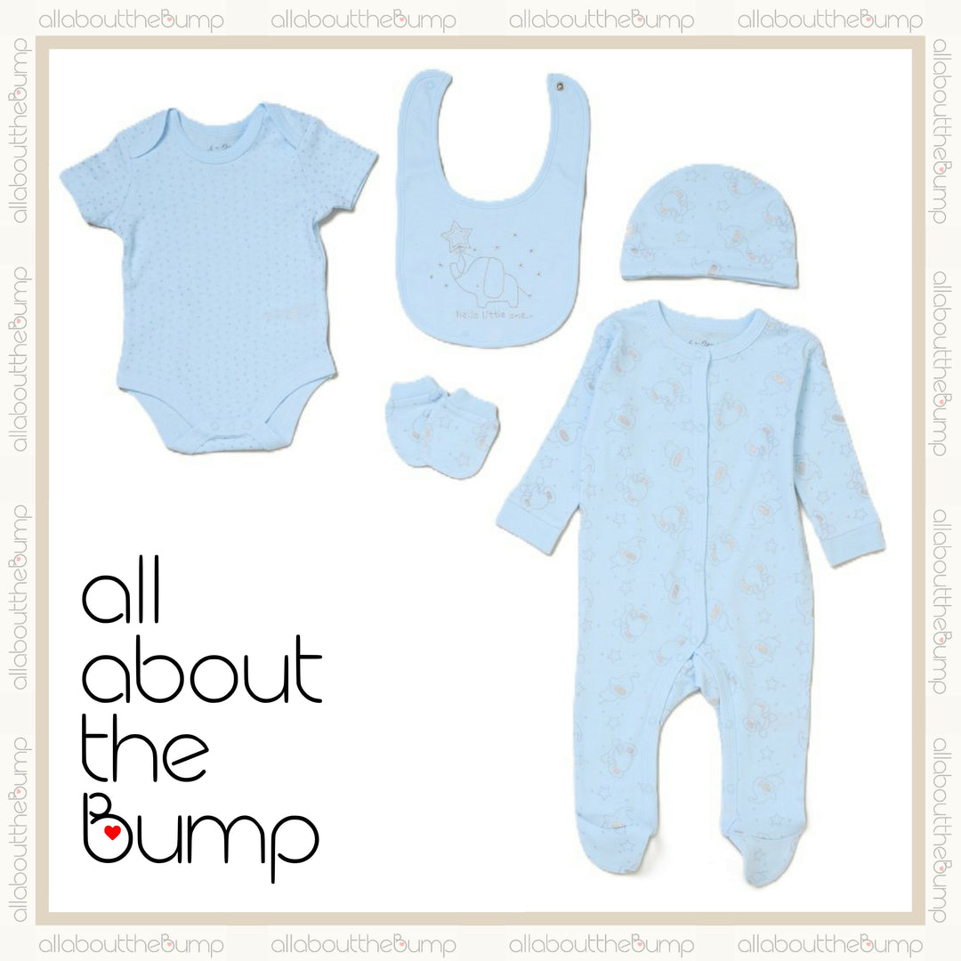 Boys Blue Elephant & Mugs Luxury Gift Hamper Set