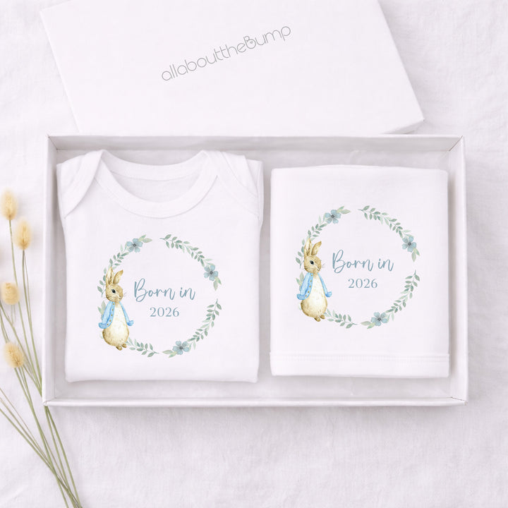 Blue Rabbit Born in 2026 Hamper Gift Set