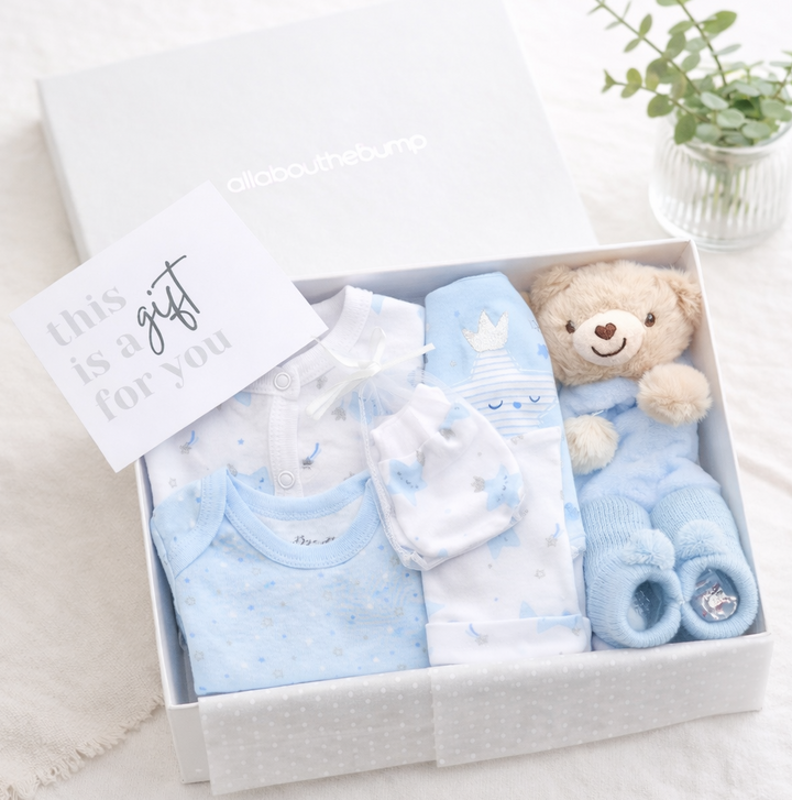 Blue Stars and Comforter Boys Gift Hamper
