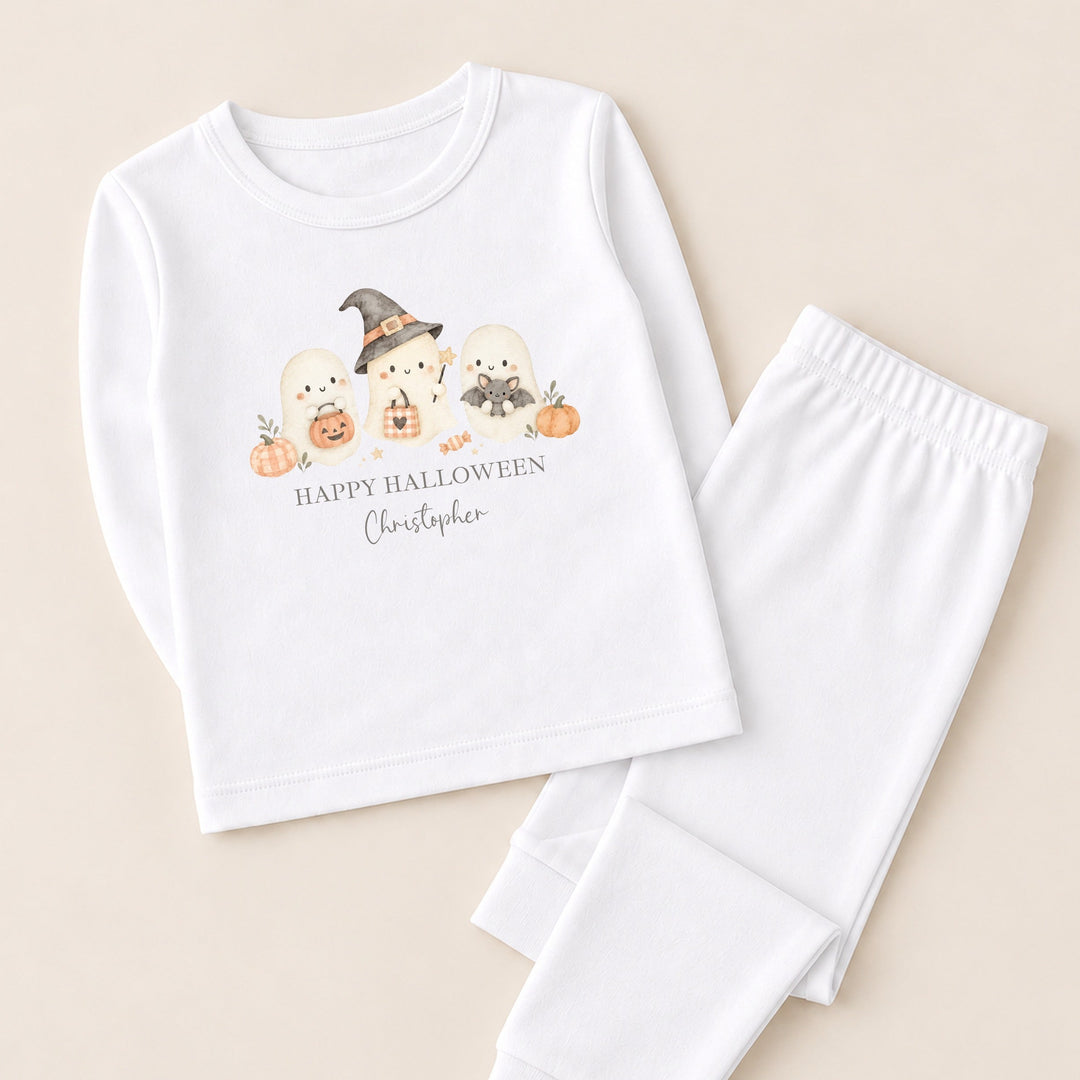 Personalised Halloween Ghost Pyjamas