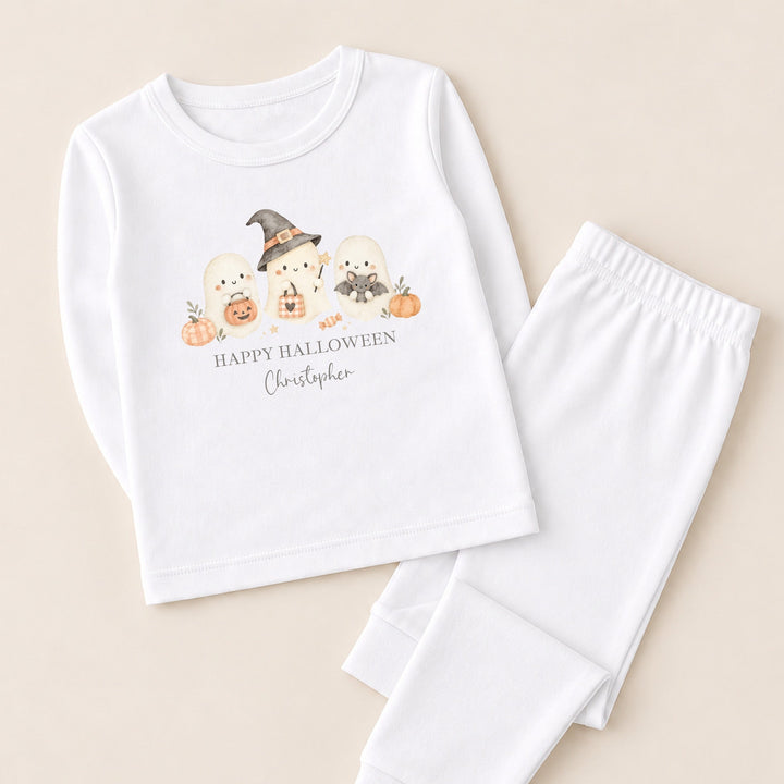 Personalised Halloween Ghost Pyjamas