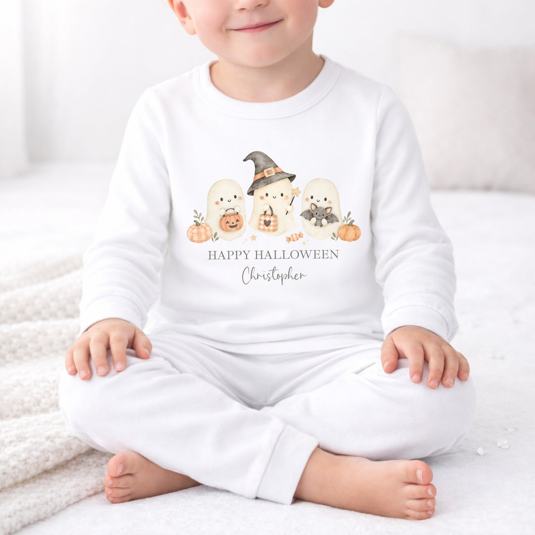 Personalised Halloween Ghost Pyjamas