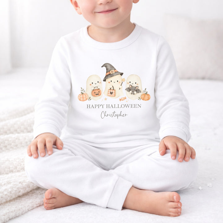 Personalised Halloween Ghost Pyjamas