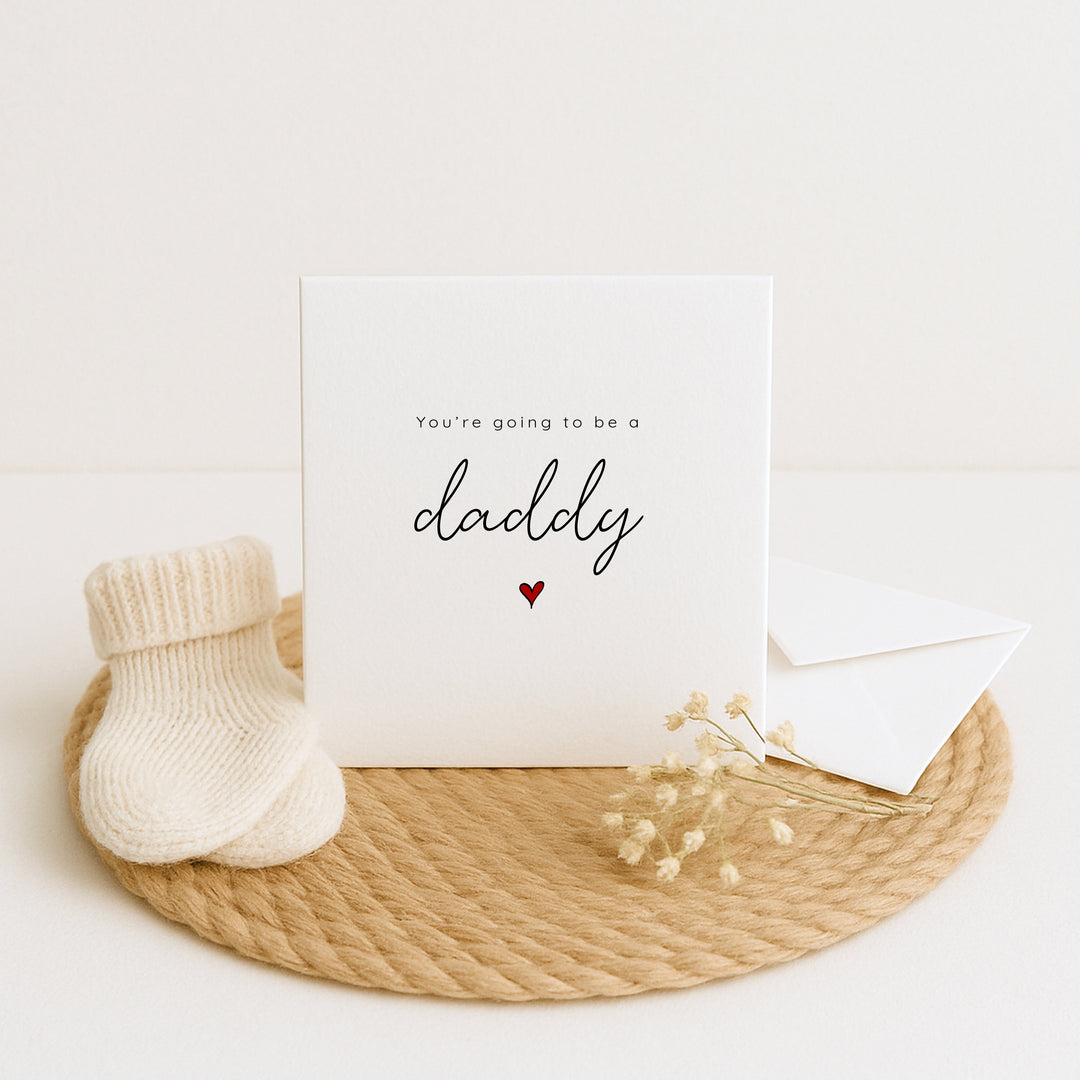You're Going to be a Daddy Baby Announcement Card