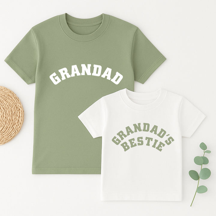 Grandad's Bestie Sage Green Matching Outfits