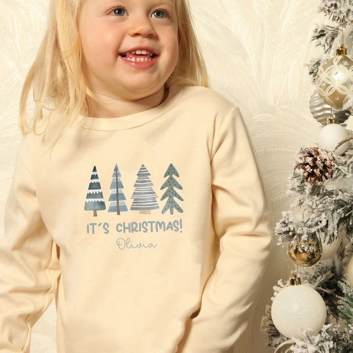 Personalised Green Trees Pyjamas