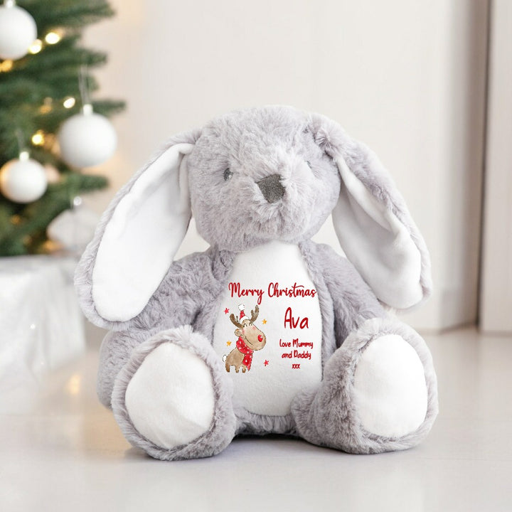 Personalised Christmas Reindeer Teddy