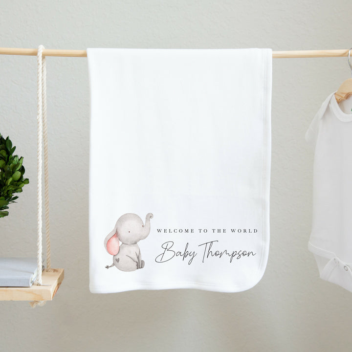 Personalised Unisex Baby Blanket