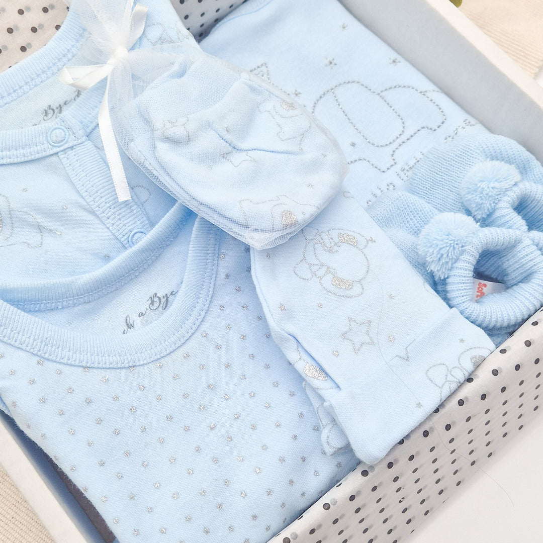 Blue Elephant Boys Gift Hamper Set