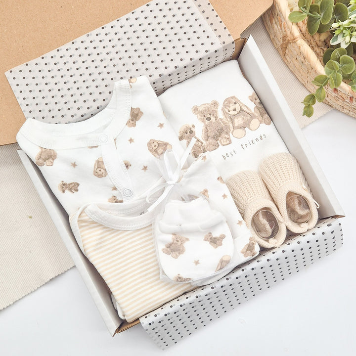 Unisex Bear Bunny Gift Hamper Set