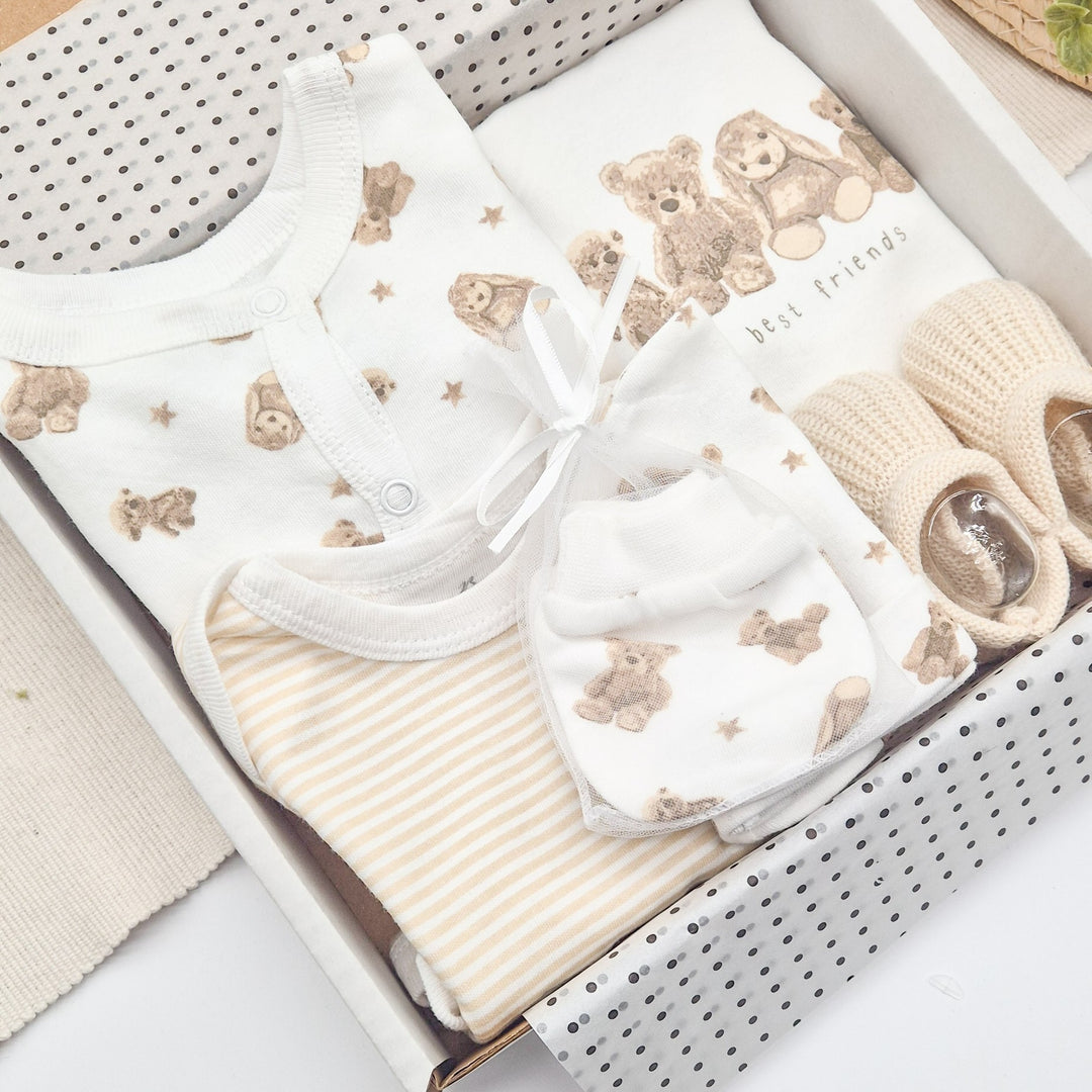 Unisex Bear Bunny Gift Hamper Set