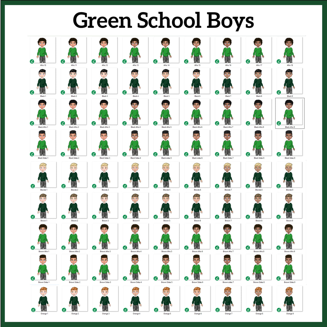 Personalised School Boy Bookbag