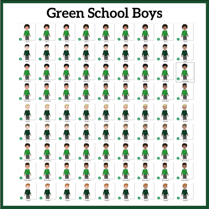 Personalised School Boy Bookbag