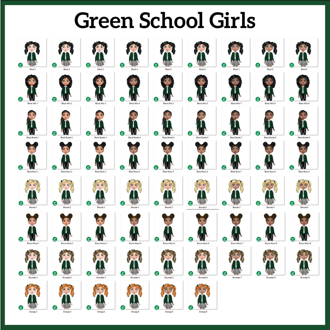 Personalised School Girl Bookbag