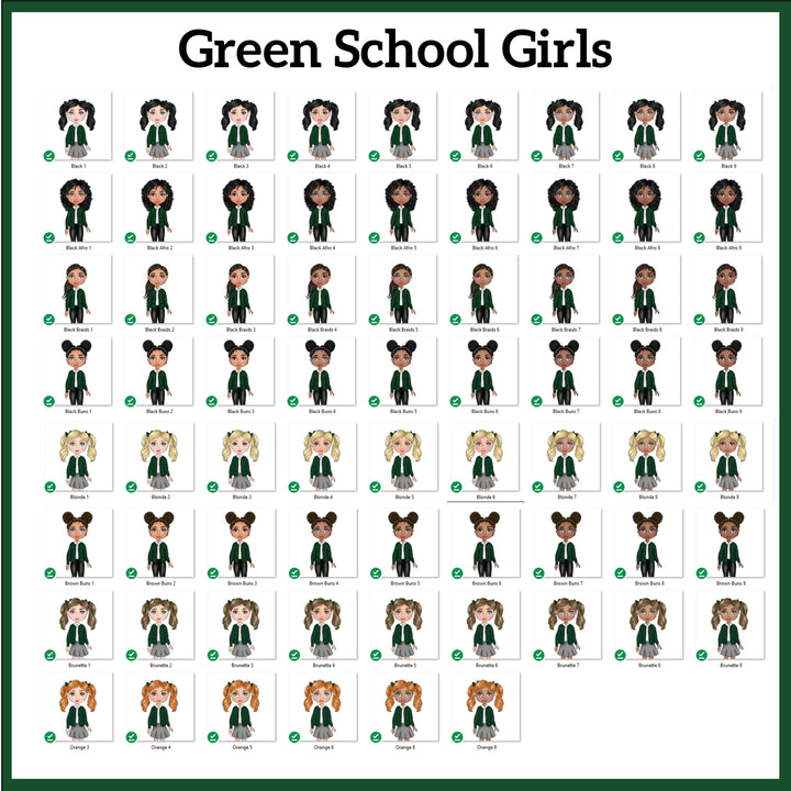 Personalised School Girl Bookbag