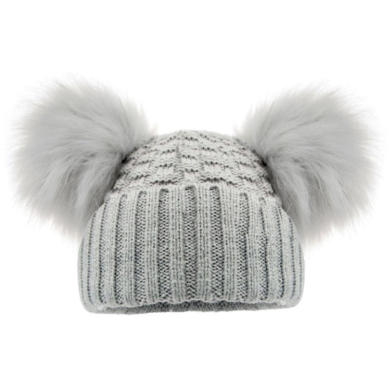 Personalised Embroidered Knitted Pompom Hat