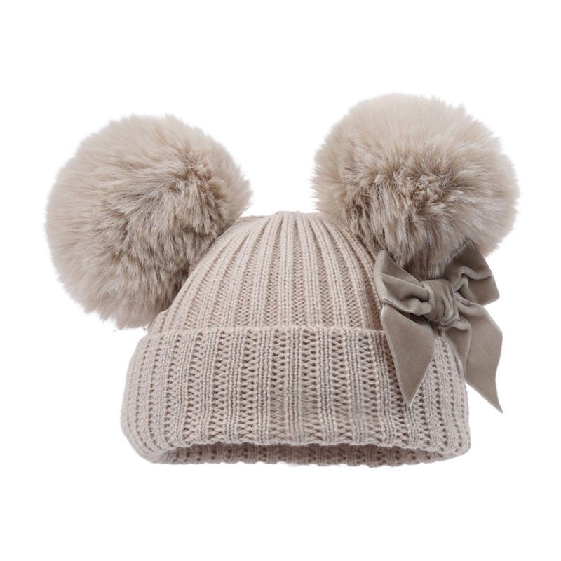 Personalised Embroidered Knitted Pompom Hat
