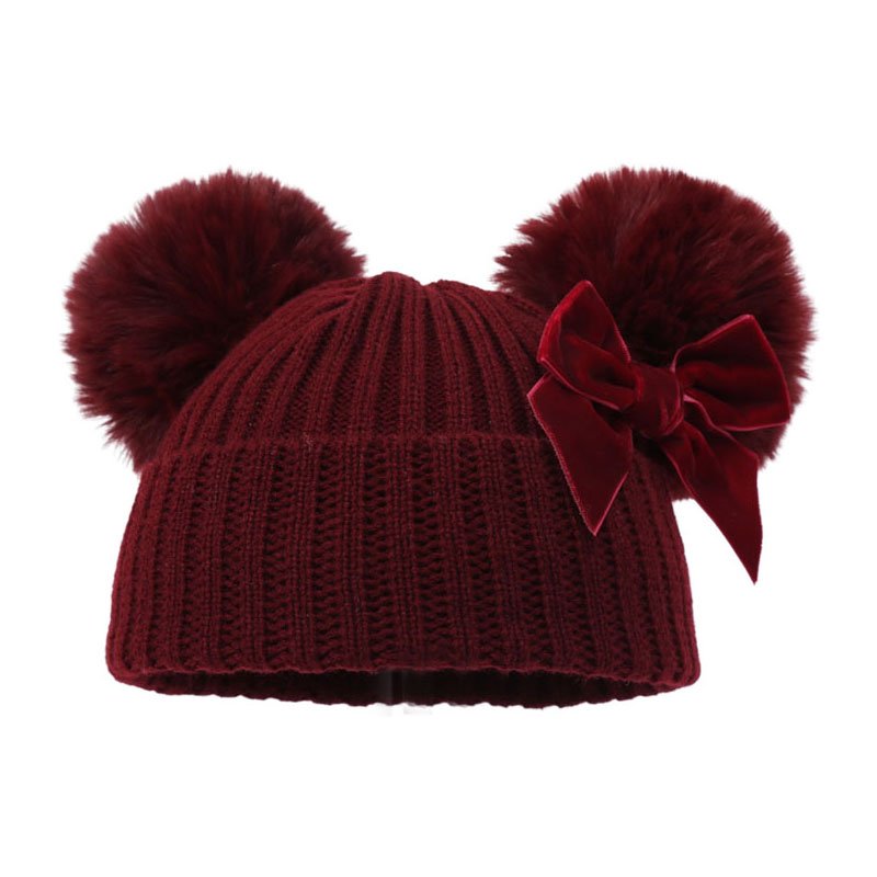 Personalised Embroidered Knitted Pompom Hat
