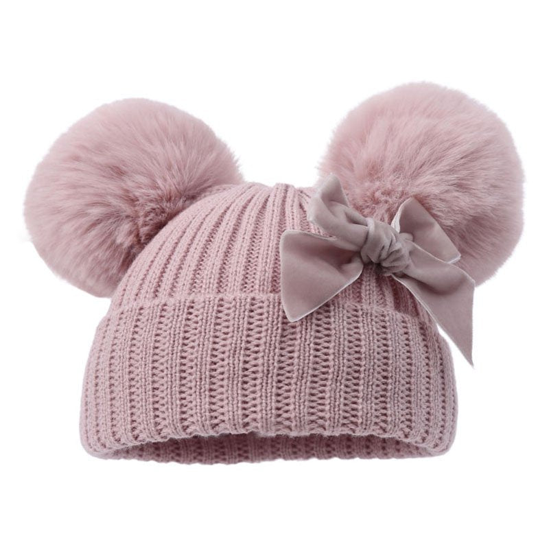 Personalised Embroidered Knitted Pompom Hat