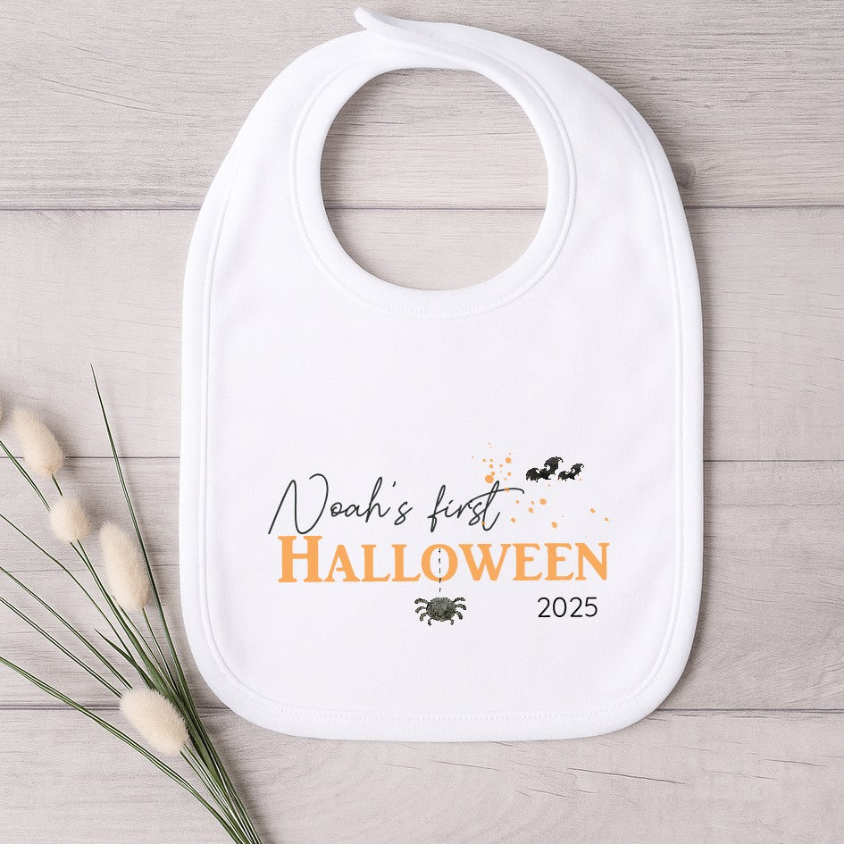 Personalised My First Halloween Spider Babygrow/Vest/Bib