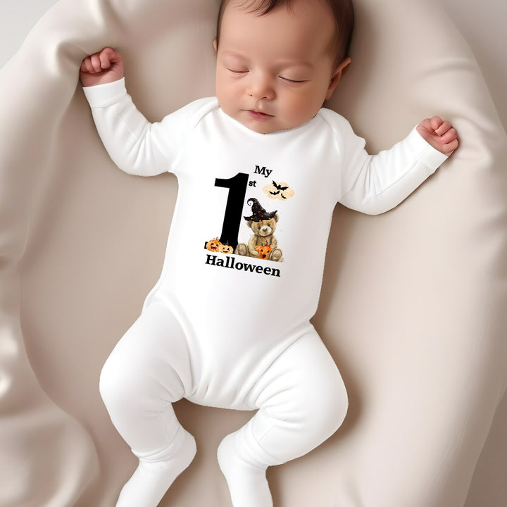Witch Teddy My First Halloween Babygrow/Vest