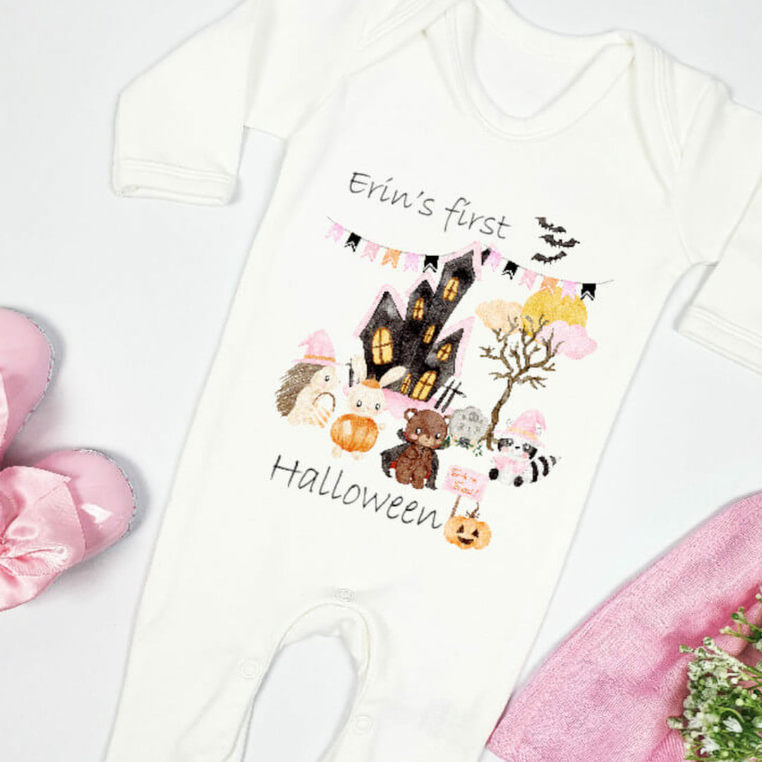 First Halloween Scene Personalised Outfit (Baby Vest | Babygrow)