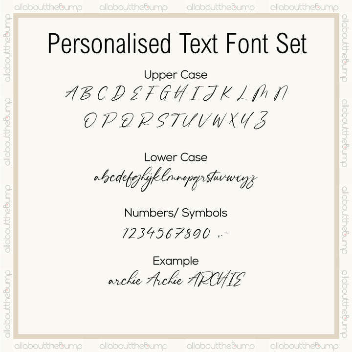 Personalised Hand Picked From Heaven Watercolour Rainbow Baby Announcement Teddy