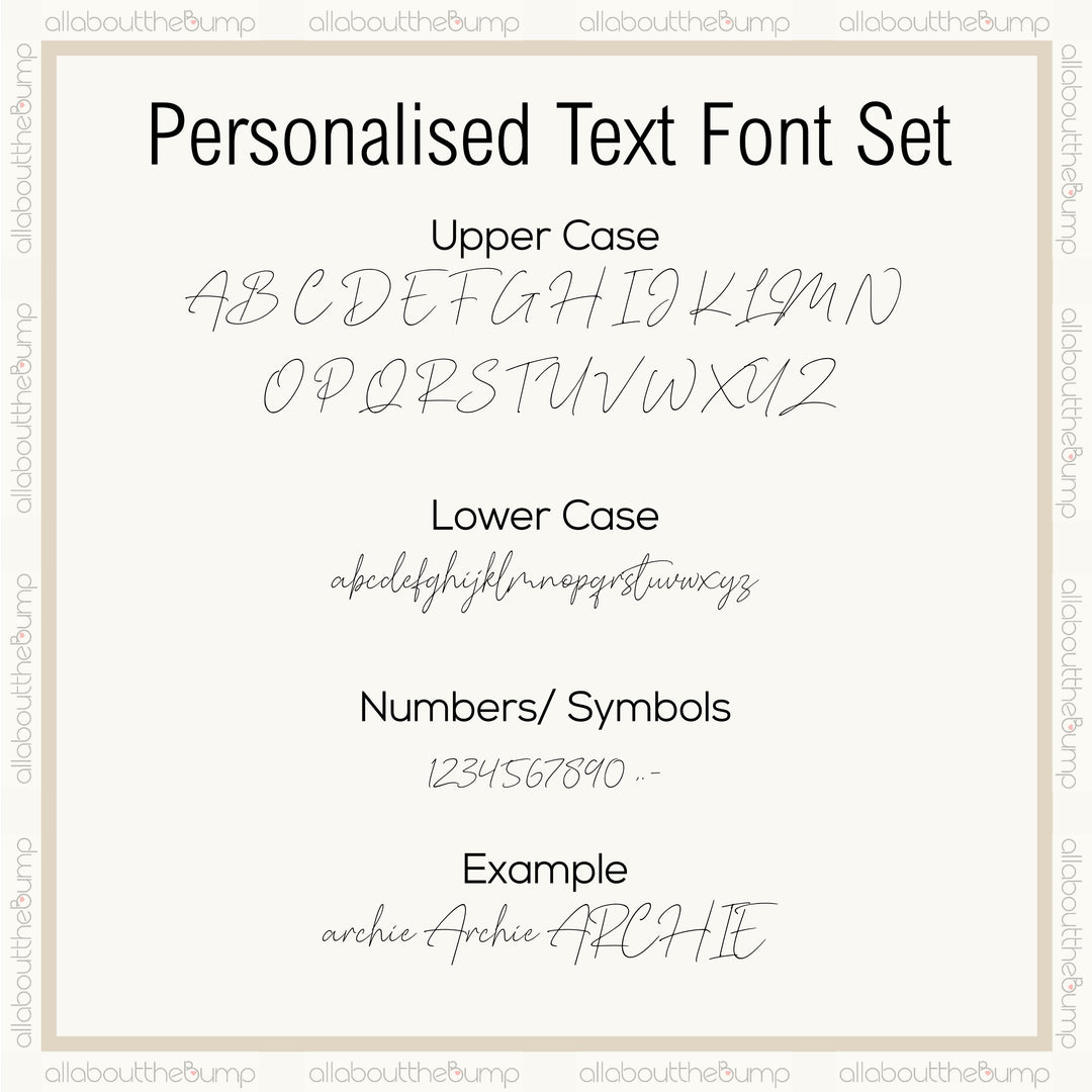 Personalised Hand Picked From Heaven Heart Wooden Announcement Plaque