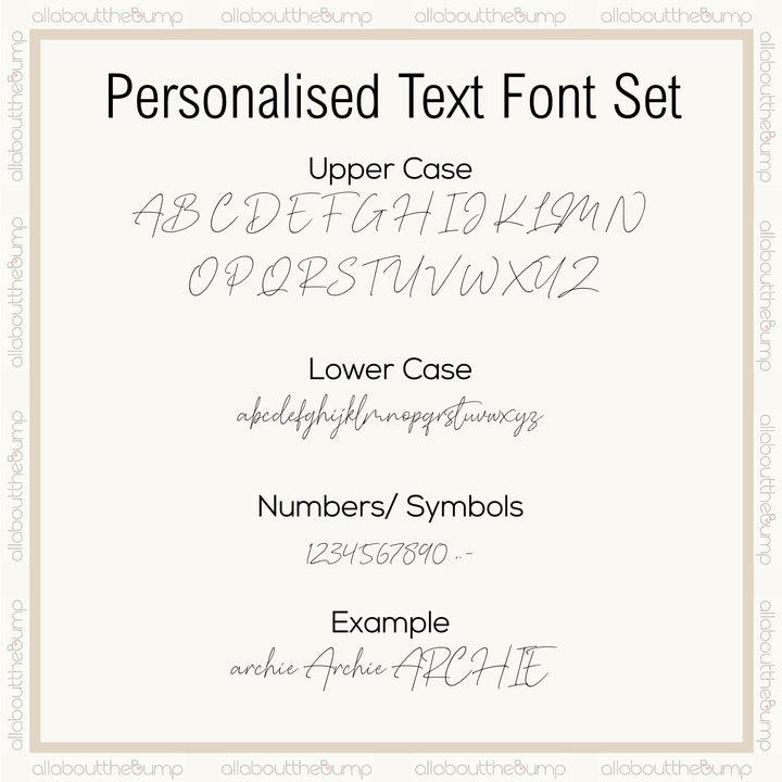 Personalised Hand Picked From Heaven Heart Wooden Announcement Plaque