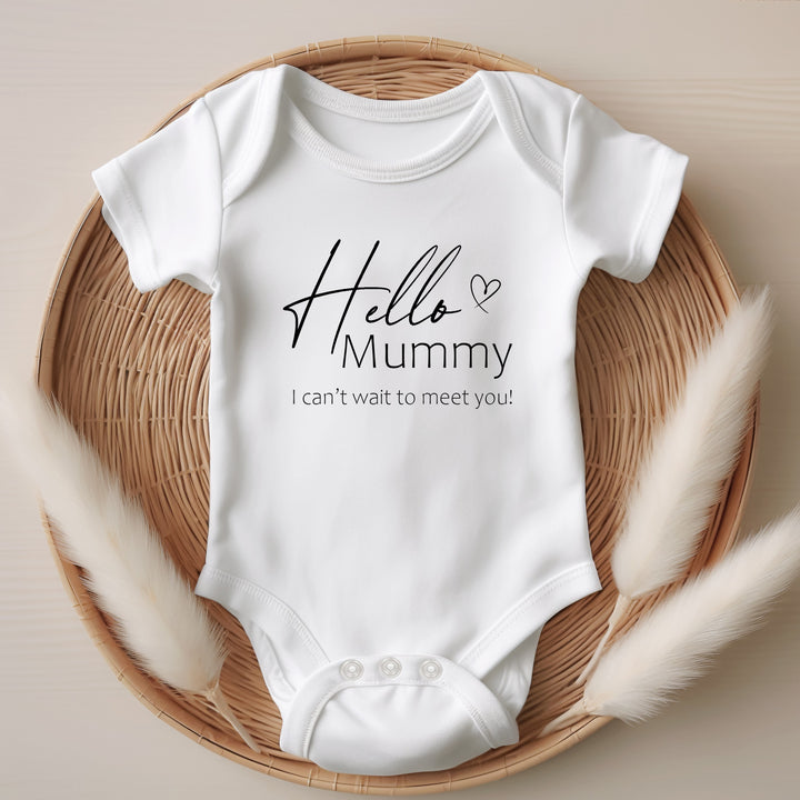 Hello Mummy Announcement Vest