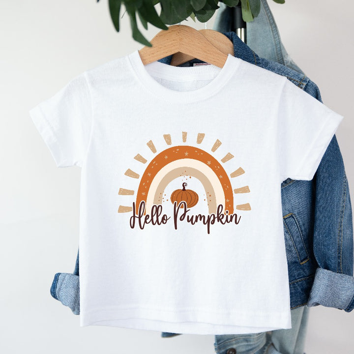 Hello Pumpkin Kids Halloween T-shirt