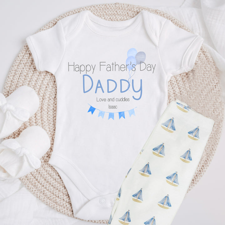 Personalised Our First Father's Day Boats With Optional Leggings