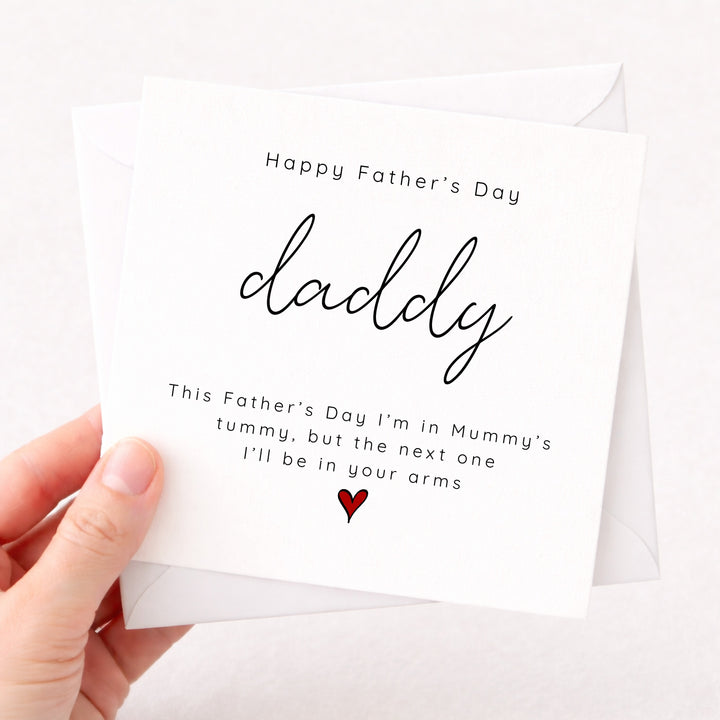 Happy First Father's Day Daddy To Be Card