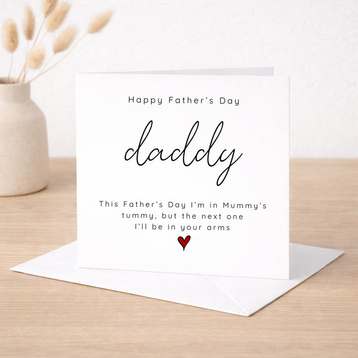 Happy First Father's Day Daddy To Be Card