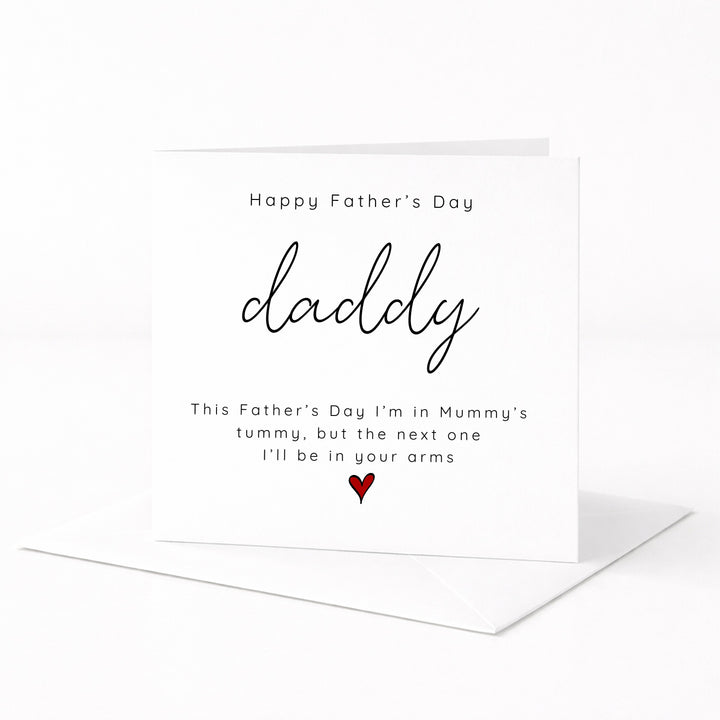 Happy First Father's Day Daddy To Be Card