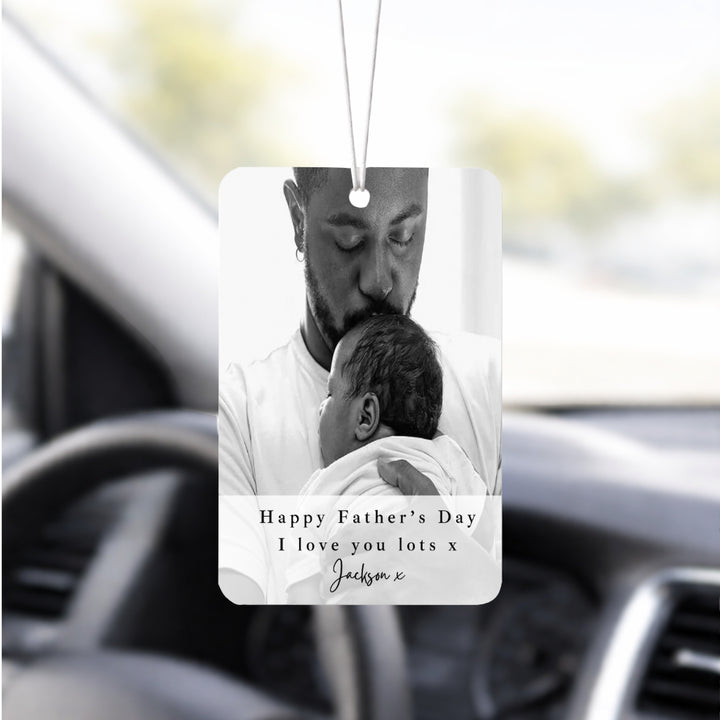 Personalised Photo Happy Father's Day Car Airfresheners