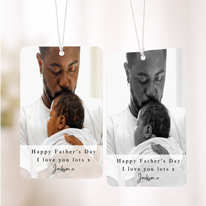 Personalised Photo Happy Father's Day Car Airfresheners